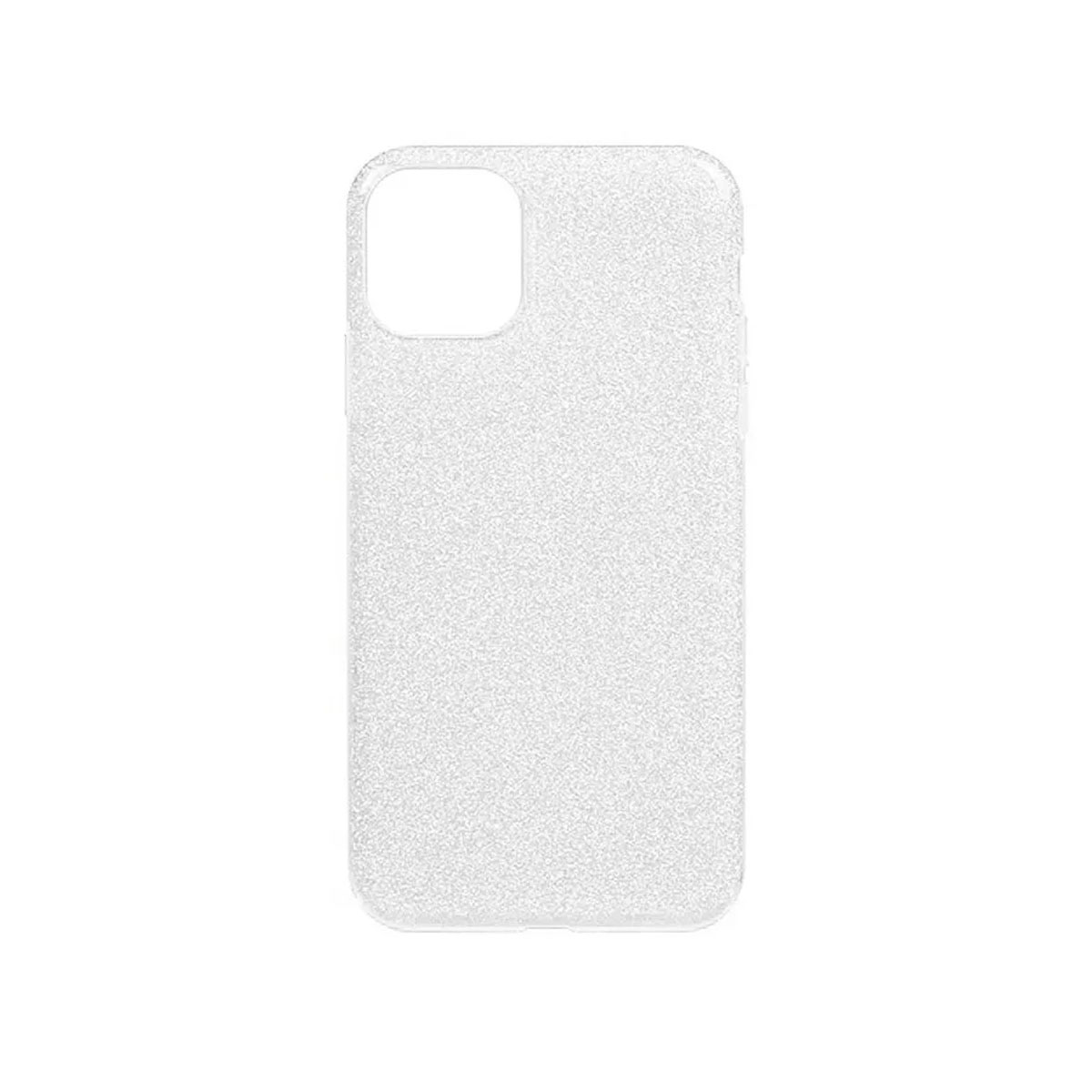 Чехол накладка Shine для APPLE iPhone 12 (6.1"), iPhone 12 Pro (6.1"), силикон, блестки, цвет серебристый Чехол накладка Shine для APPLE iPhone 12 (6.1"), iPhone 12 Pro (6.1"), силикон, блестки, цвет серебристый