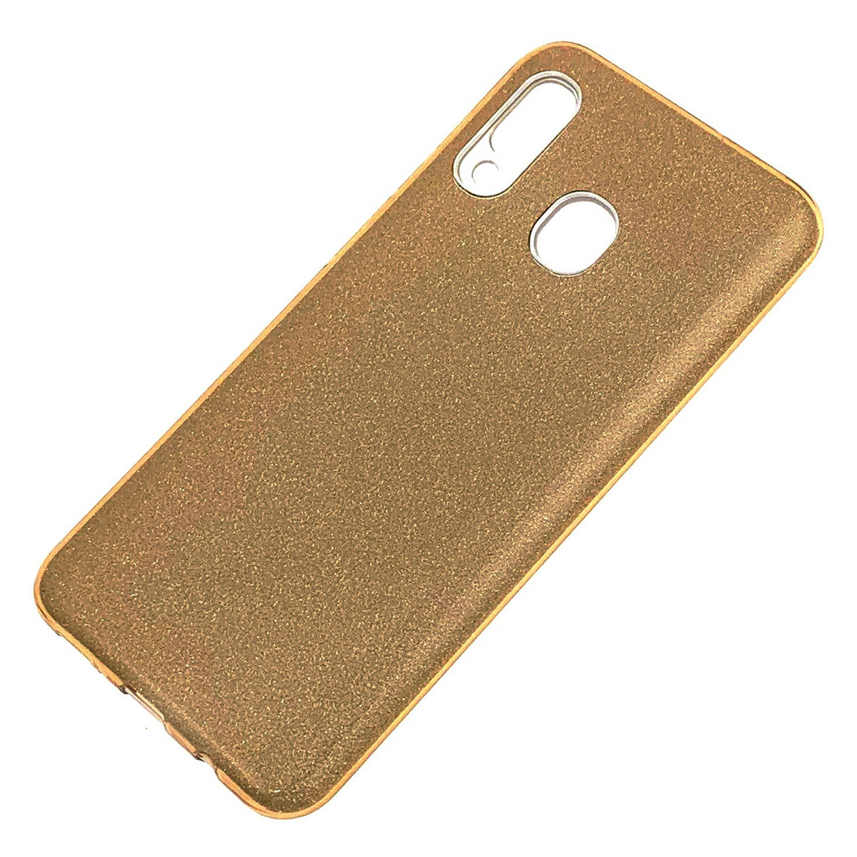 Чехол накладка Shine для SAMSUNG Galaxy A20 (SM-A205), A30 (SM-A305), силикон, блестки, цвет золотистый Чехол накладка Shine для SAMSUNG Galaxy A20 (SM-A205), A30 (SM-A305), силикон, блестки, цвет золотистый
