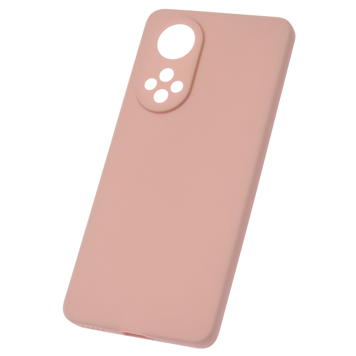 Чехол накладка Soft Touch для HUAWEI Honor 50, Nova 9, силикон, матовый, цвет песочно розовый