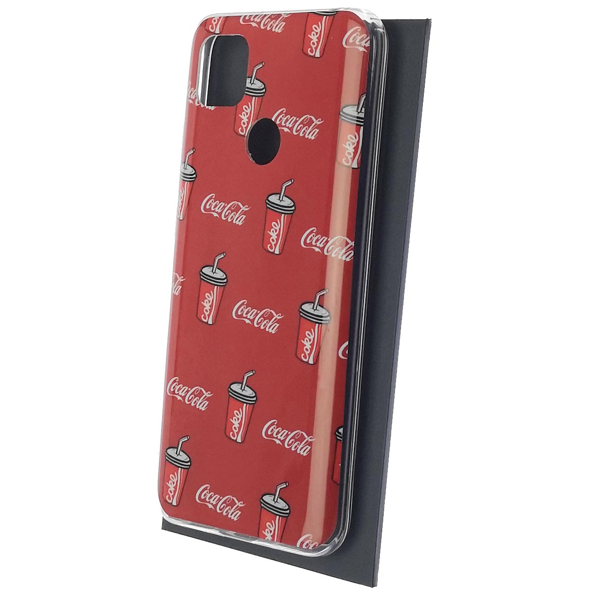 Чехол накладка для XIAOMI Redmi 9C, Redmi 10A, силикон, рисунок CocaCola