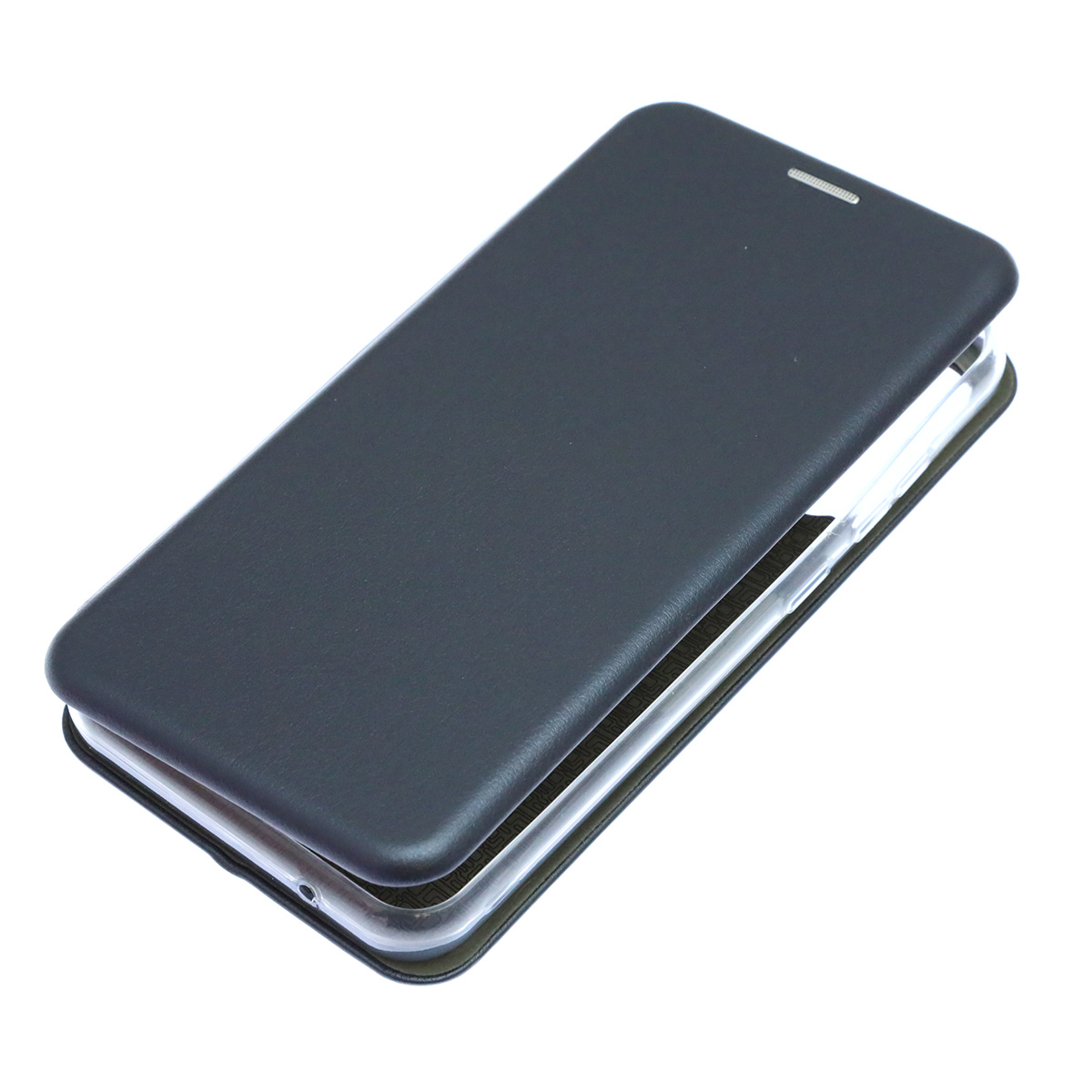 Чехол книжка STYLISH для ITEL A27 (A551), экокожа, визитница, цвет темно синий