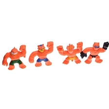 Тянущаяся фигурка игрушка Goo Jit Zu (Гуджитсу) в коробке, цвет оранжевый