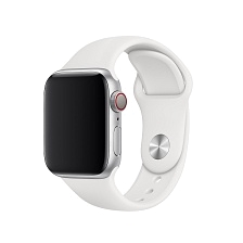 Ремешок для APPLE Watch спортивный Sport, размер 42 - 44 мм, цвет белый Ремешок для APPLE Watch спортивный Sport, размер 42 - 44 мм, цвет белый