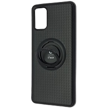 Чехол накладка iFace для SAMSUNG Galaxy M31S (SM-M317F), силикон, кольцо держатель, цвет черный Чехол накладка iFace для SAMSUNG Galaxy M31S (SM-M317F), силикон, кольцо держатель, цвет черный