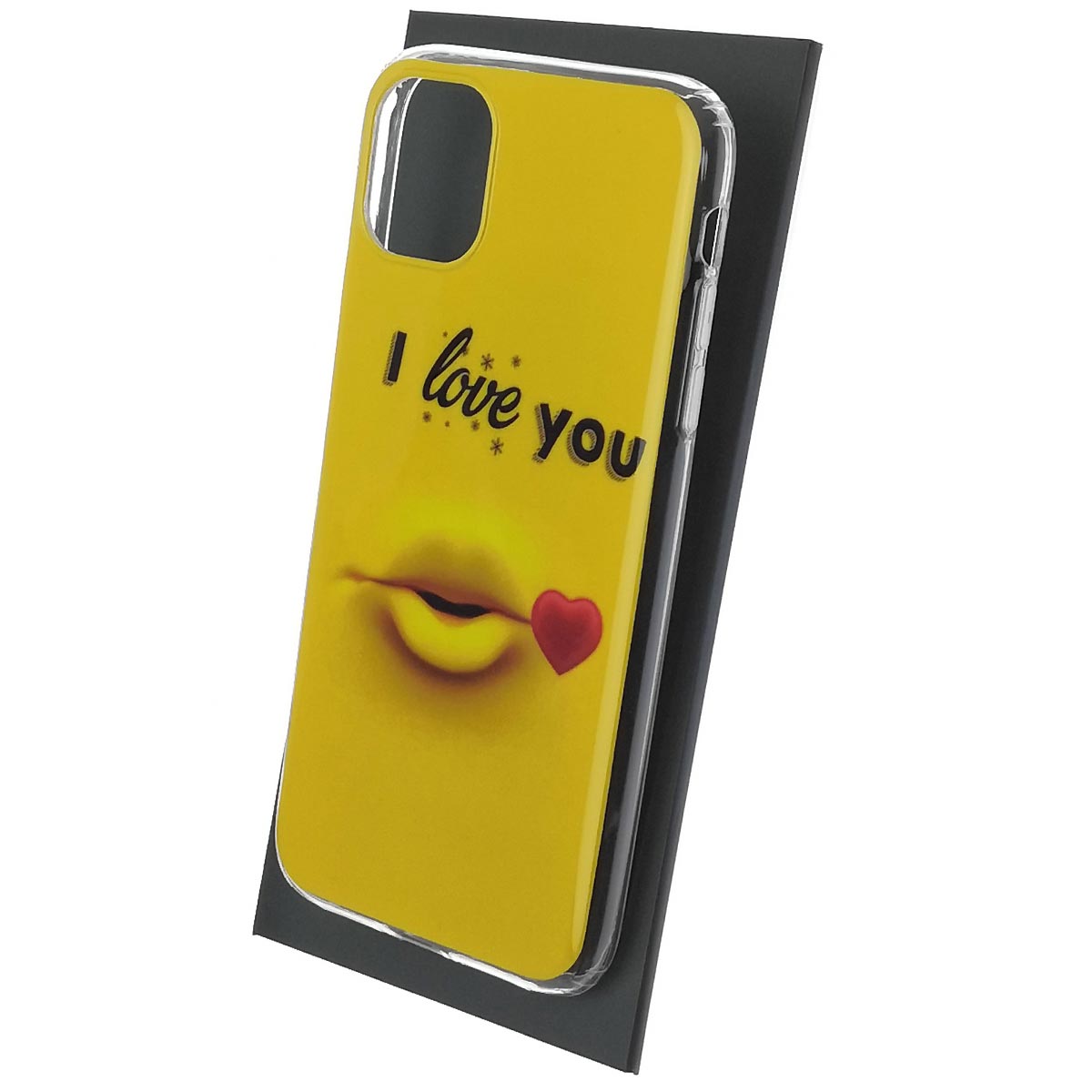 Чехол накладка для APPLE iPhone 11, силикон, глянцевый, рисунок I love you Чехол накладка для APPLE iPhone 11, силикон, глянцевый, рисунок I love you