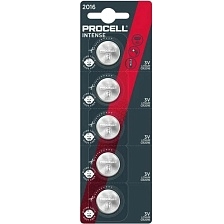 Батарейка DURACELL PROCELL INTENSE CR2016 BL5 Lithium 3V