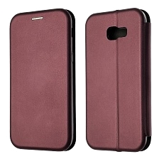 Чехол книжка STYLISH для SAMSUNG Galaxy A5 2017 (SM-A520), экокожа, визитница, цвет бордовый Чехол книжка STYLISH для SAMSUNG Galaxy A5 2017 (SM-A520), экокожа, визитница, цвет бордовый