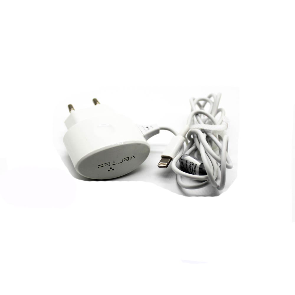Сетевое зарядное устройство VERTEX Slim Line Lightning 8-pin, 2.1A, SLTC2100S8W белый. Сетевое зарядное устройство VERTEX Slim Line Lightning 8-pin, 2.1A, SLTC2100S8W белый.