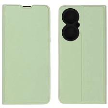 Чехол книжка aceline для Huawei Nova 11i, экокожа, пластик, цвет фисташковый