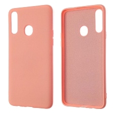 Чехол накладка NANO для SAMSUNG Galaxy A20s (SM-A207), силикон, бархат, цвет светло розовый Чехол накладка NANO для SAMSUNG Galaxy A20s (SM-A207), силикон, бархат, цвет светло розовый