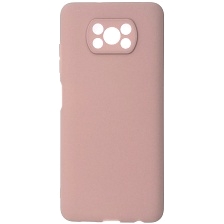 Чехол накладка GPS для XIAOMI POCO X3, POCO X3 Pro, силикон, матовый, цвет бледно розовый Чехол накладка GPS для XIAOMI POCO X3, POCO X3 Pro, силикон, матовый, цвет бледно розовый
