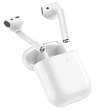 Гарнитура (наушники с микрофоном) беспроводная, HOCO EW74, цвет белый