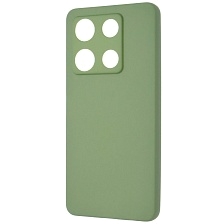 Чехол накладка для INFINIX NOTE 30 PRO 4G, силикон, матовый, цвет фисташковый Чехол накладка для INFINIX NOTE 30 PRO 4G, силикон, матовый, цвет фисташковый