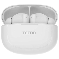 Гарнитура (наушники с микрофоном) беспроводная, TECNO Buds 4 Air ECO, цвет белый
