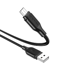 Кабель BOROFONE BX42 Encore micro USB, 2.4A, длина 1 метр, цвет черный Кабель BOROFONE BX42 Encore micro USB, 2.4A, длина 1 метр, цвет черный