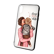 Чехол накладка для APPLE iPhone XS MAX, силикон, рисунок LOVIN THE MOM LOVE. Чехол накладка для APPLE iPhone XS MAX, силикон, рисунок LOVIN THE MOM LOVE.