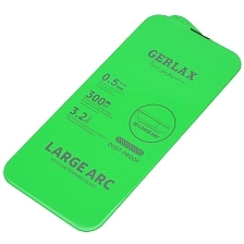 Защитное стекло безрамочное GERLAX 300CC для APPLE iPhone 14 Pro, сеточка для динамика, прозрачное