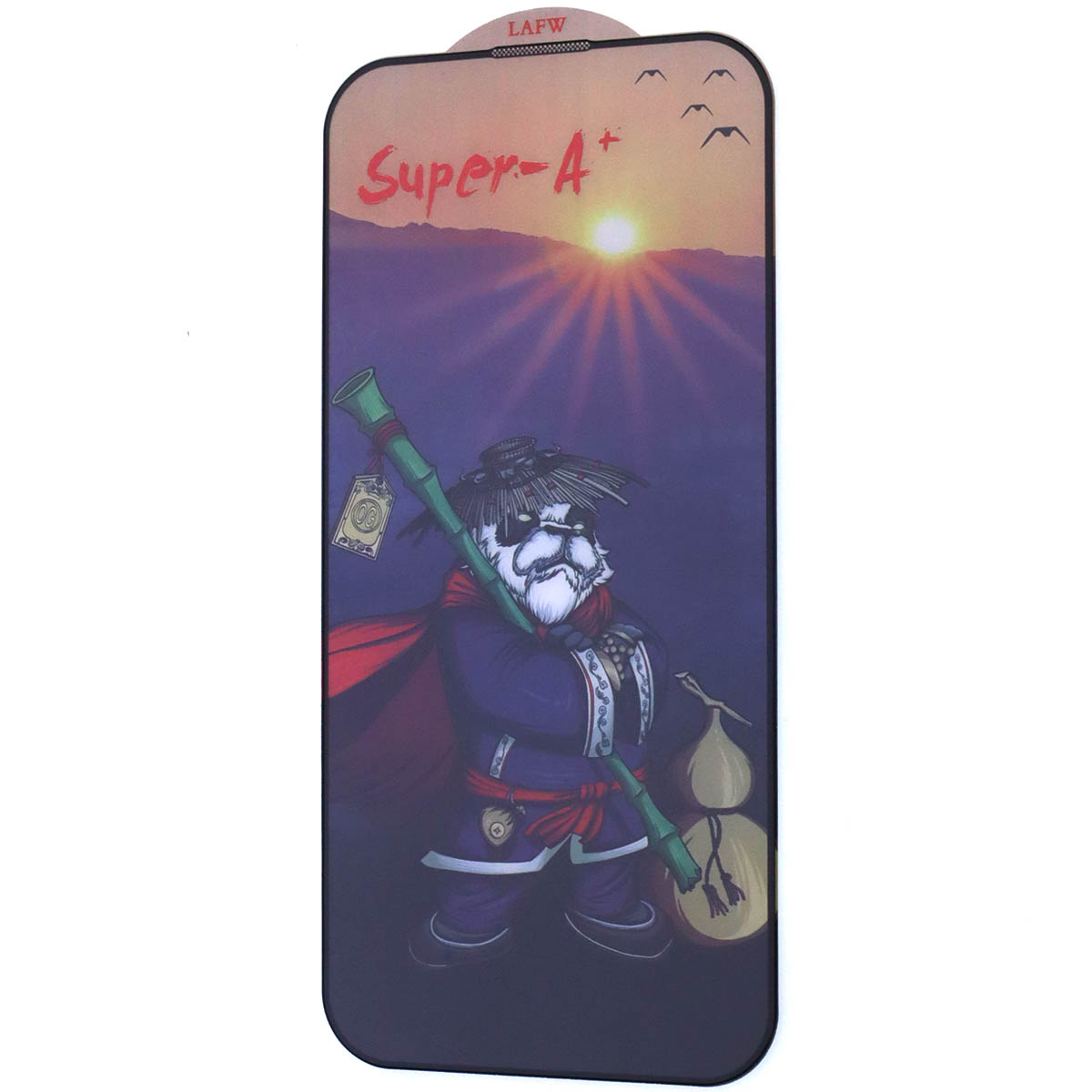 Защитное стекло Super-A+ для APPLE iPhone 14 Pro, цвет окантовки черный