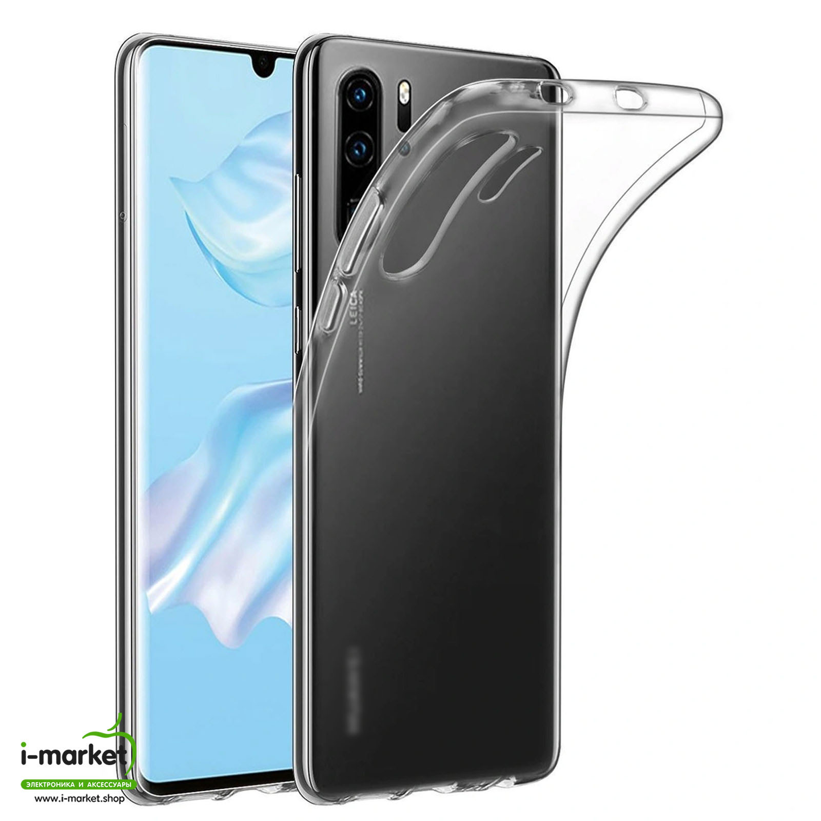 Чехол накладка TPU Case для HUAWEI P30 Pro (VOG-L29), Honor P30 Plus (VOG-ALOO), силикон, цвет прозрачный