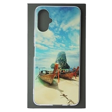 Чехол накладка для TECNO Spark 9 Pro, силикон, глянцевый, рисунок Пляж Чехол накладка для TECNO Spark 9 Pro, силикон, глянцевый, рисунок Пляж