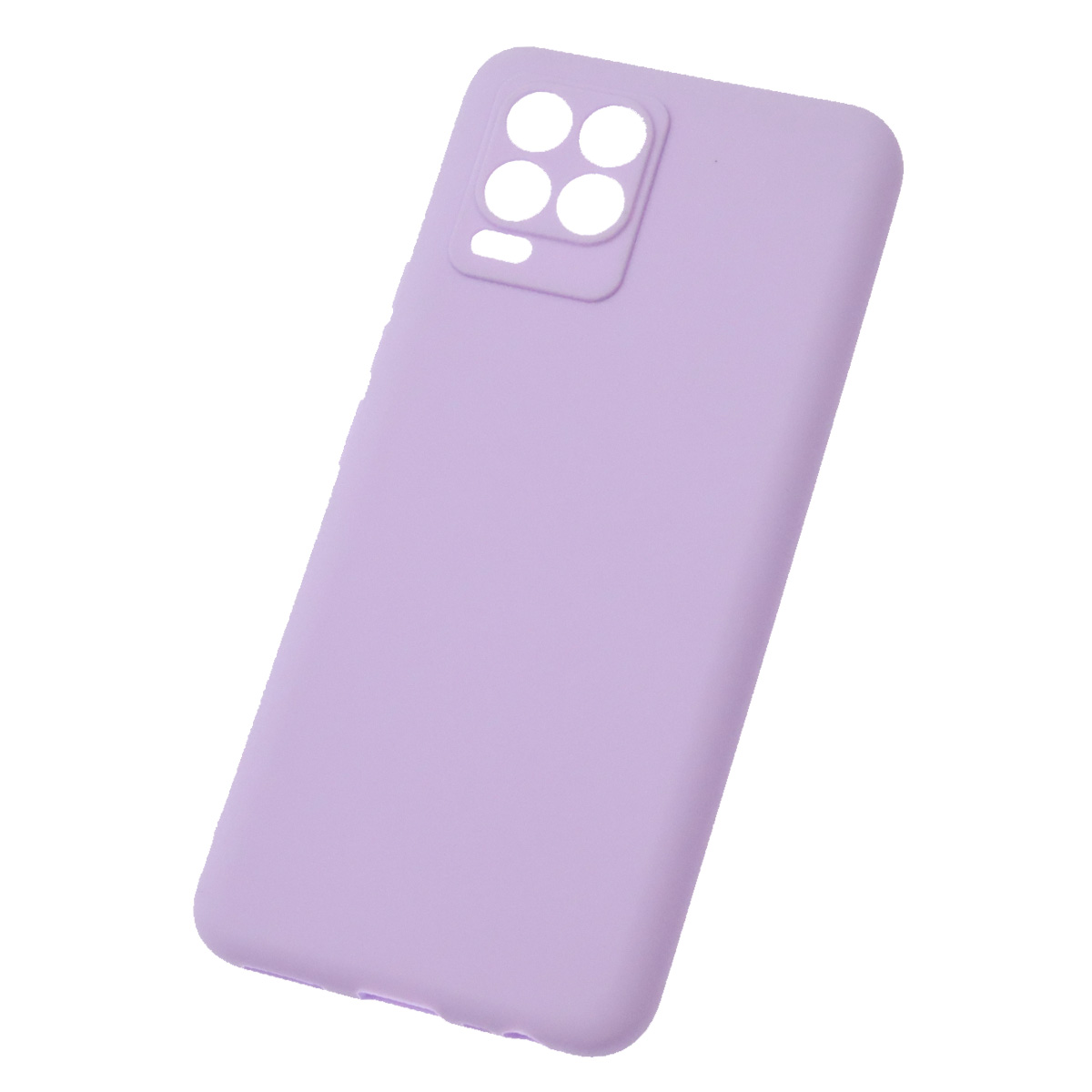 Чехол накладка Soft Touch для Realme 8, Realme 8 Pro, силикон, матовый, цвет сиреневый Чехол накладка Soft Touch для Realme 8, Realme 8 Pro, силикон, матовый, цвет сиреневый