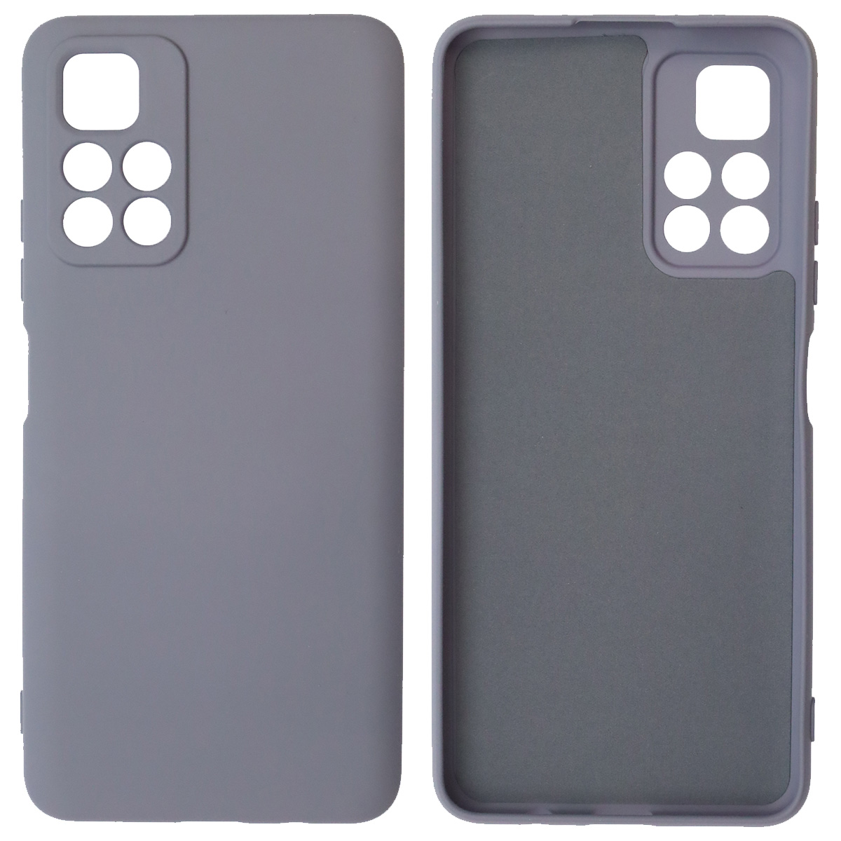 Чехол накладка NANO для XIAOMI Redmi Note 11 5G, Redmi Note 11T 5G, XIAOMI Poco M4 Pro 5G, силикон, бархат, цвет космический серый