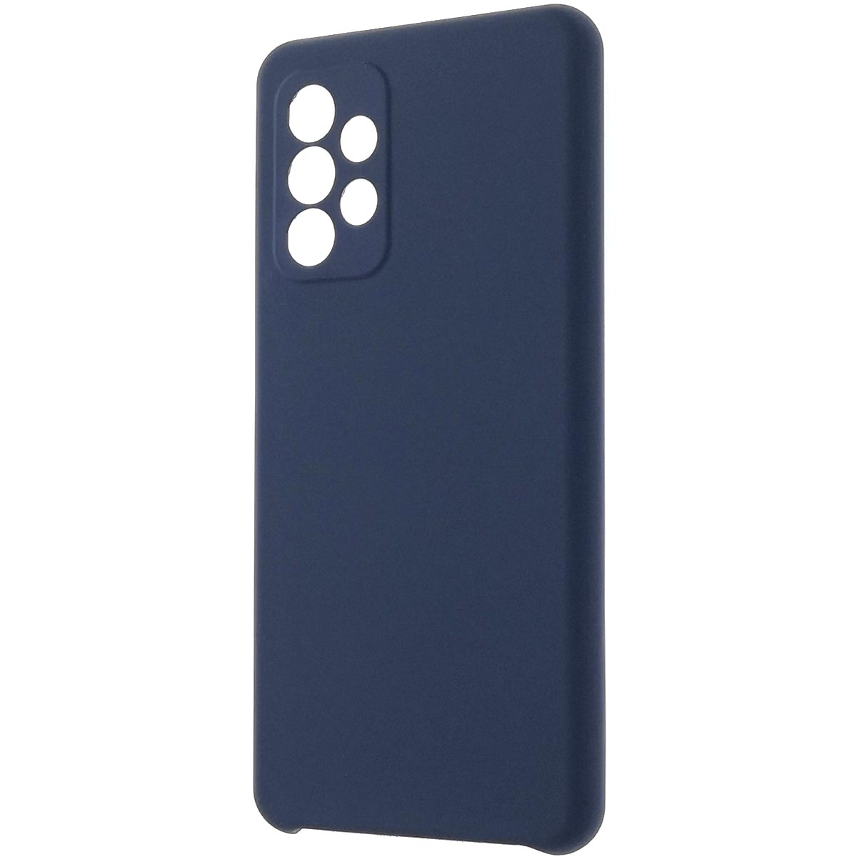 Чехол накладка Silicon Cover для SAMSUNG Galaxy A52 (SM-A525F), силикон, бархат, цвет ультрамарин Чехол накладка Silicon Cover для SAMSUNG Galaxy A52 (SM-A525F), силикон, бархат, цвет ультрамарин