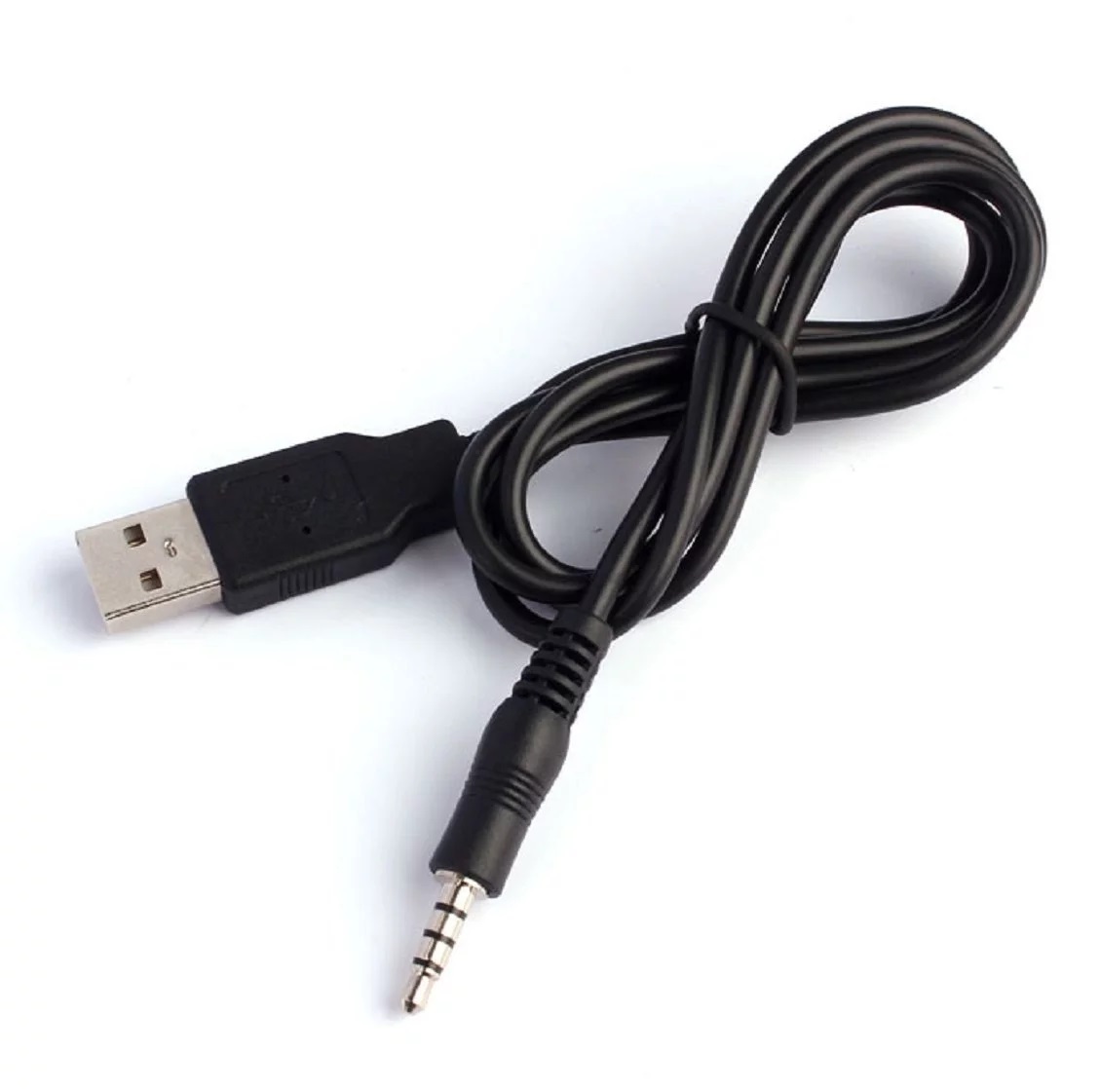 Кабель USB 2.0 - Jack 3.5 (4pin) 1.5m ALENCOM (USB - AUX), цвет чёрный. Кабель USB 2.0 - Jack 3.5 (4pin) 1.5m ALENCOM (USB - AUX), цвет чёрный.