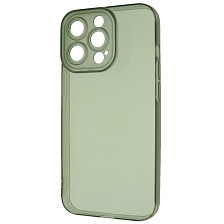 Чехол накладка CATEYES для APPLE iPhone 13 Pro (6.1), защита камеры, силикон, цвет прозрачно зеленый Чехол накладка CATEYES для APPLE iPhone 13 Pro (6.1), защита камеры, силикон, цвет прозрачно зеленый