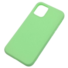 Чехол накладка для APPLE iPhone 12 mini (5.4"), силикон, цвет светло зеленый Чехол накладка для APPLE iPhone 12 mini (5.4"), силикон, цвет светло зеленый