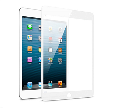 Защитное стекло 5D FULL GLUE для APPLE iPad Pro 2017 (10.5") (A1701, A1709), цвет канта белый.