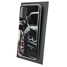 Чехол накладка Vinil для HUAWEI Honor 9A (MOA-LX9N), силикон, рисунок Бугатти Chiron