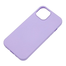 Чехол накладка Silicon Case для APPLE iPhone 15 (6.1"), силикон, бархат, цвет сиреневый Чехол накладка Silicon Case для APPLE iPhone 15 (6.1"), силикон, бархат, цвет сиреневый