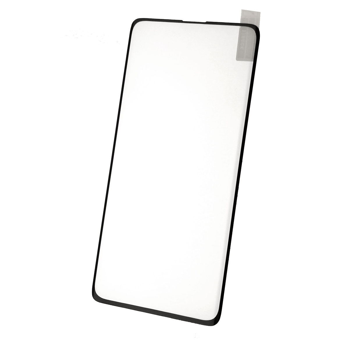 Защитное стекло B12 FULL GLUE для SAMSUNG Galaxy S10 Plus 2019 (SM-G975), полная проклейка всего экрана, цвет окантовки черный.