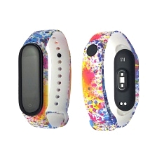 Сменный ремешок для фитнес браслета, смарт часов XIAOMI Mi Band 5, рисунок multicolor. Сменный ремешок для фитнес браслета, смарт часов XIAOMI Mi Band 5, рисунок multicolor.
