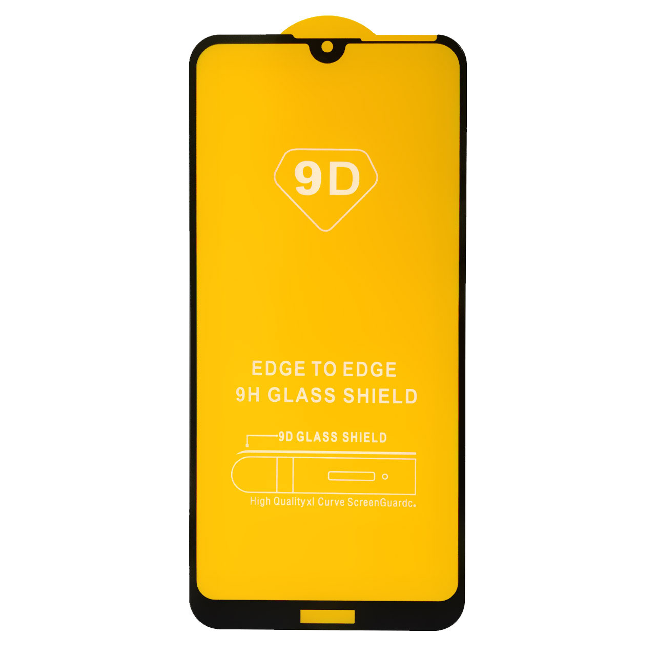 Защитное стекло 9D для HUAWEI Y7 2019, Y7 Prime 2019, Y7 Pro 2019, Enjoy 9, цвет окантовки черный