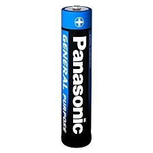 Батарейка PANASONIC GENERAL Purpose R03 AAA Shrink 4 1.5V