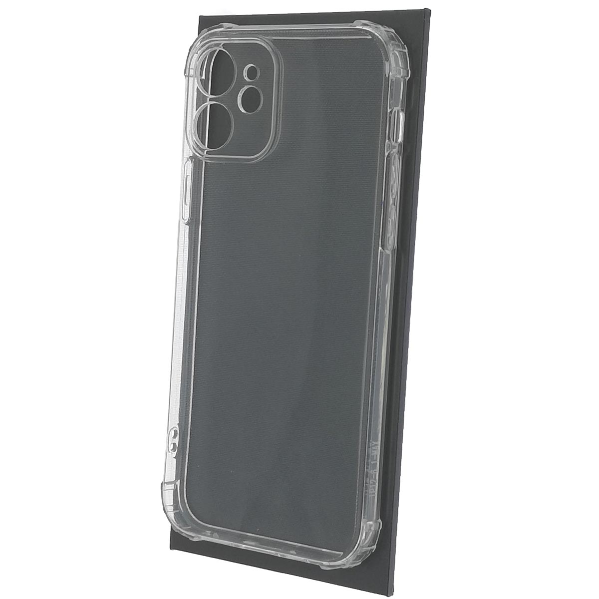 Чехол накладка для APPLE iPhone 12 (6.1"), противоударный, защита камеры, силикон, цвет прозрачный