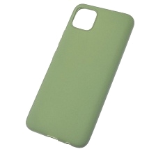 Чехол накладка SOFT TOUCH для Realme C11 2020, силикон, матовый, цвет фисташковый Чехол накладка SOFT TOUCH для Realme C11 2020, силикон, матовый, цвет фисташковый