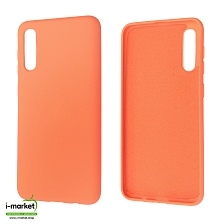 Чехол накладка NANO для SAMSUNG Galaxy A50 (SM-A505), A30s (SM-A307), A50s (SM-A507), силикон, бархат, цвет оранжевый. Чехол накладка NANO для SAMSUNG Galaxy A50 (SM-A505), A30s (SM-A307), A50s (SM-A507), силикон, бархат, цвет оранжевый.