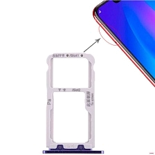 SIM лоток, держатель сим карты для HUAWEI Honor 6C Pro (JMM-L22), цвет синий
