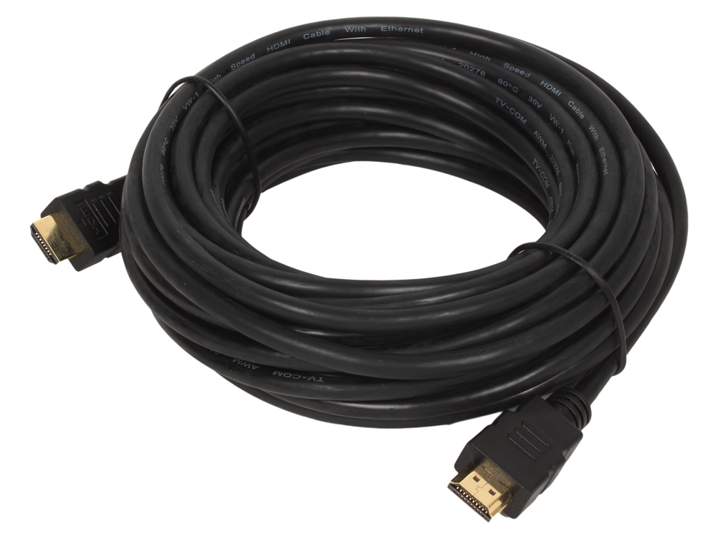 Кабель HDMI - HDMI PREMIER 5-815, Ver 2.0, длина 10 метров, цвет черный