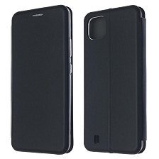Чехол книжка STYLISH для Realme C20, Realme C11 2021, экокожа, визитница, цвет черный Чехол книжка STYLISH для Realme C20, Realme C11 2021, экокожа, визитница, цвет черный