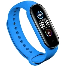 Ремешок на запястье, браслет для XIAOMI Mi Band 7, силикон, цвет светло синий Ремешок на запястье, браслет для XIAOMI Mi Band 7, силикон, цвет светло синий