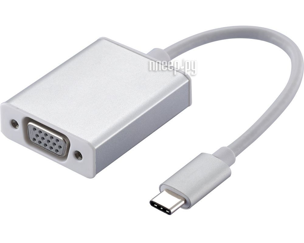 Переходник Type-C aka USB-C на VGA Palmexx USB C-VGA PX/CBL-USBC-VGA, цвет серебристый. Переходник Type-C aka USB-C на VGA Palmexx USB C-VGA PX/CBL-USBC-VGA, цвет серебристый.