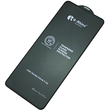 Защитное стекло 6D G-Rhino 200C для TECNO POVA 7 4G, цвет окантовки черный (Тип 2)