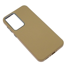Чехол накладка для SAMSUNG Galaxy A36, Galaxy A56, силикон, пластик, текстура кожи, бархат, цвет коричневый Чехол накладка для SAMSUNG Galaxy A36, Galaxy A56, силикон, пластик, текстура кожи, бархат, цвет коричневый
