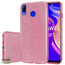Чехол накладка Shine для HUAWEI Honor 8A, Y6 2019, силикон, блестки, цвет розовый Чехол накладка Shine для HUAWEI Honor 8A, Y6 2019, силикон, блестки, цвет розовый