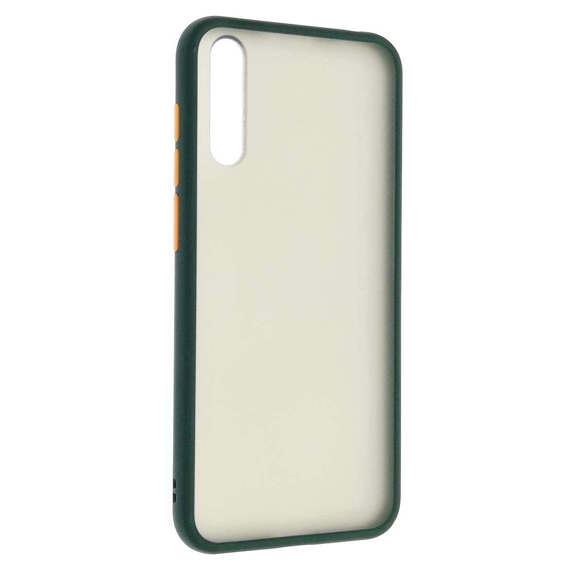 Чехол накладка SKIN SHELL для HUAWEI Honor 30i (LRA-LX1), Y8p (AQM-LX1), P Smart S (2020), силикон, пластик, цвет окантовки темно зеленый