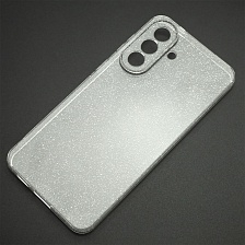 Чехол накладка STARDUST (Clear Case) для SAMSUNG GALAXY A57, защита камеры, с блестками, прозрачный